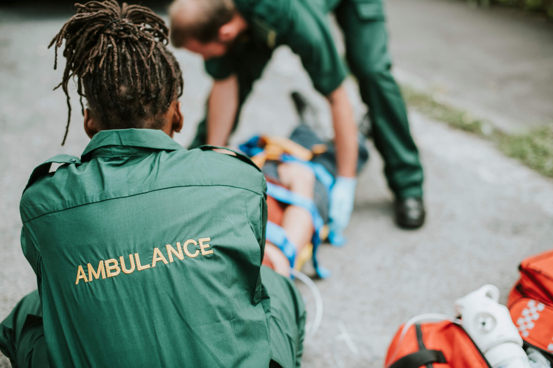 Paramedic Smiling